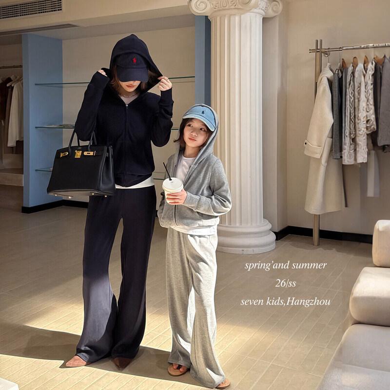 

SEVEN BOBI Kids Korean Style Hooded Tracksuit Set 160 cm