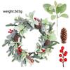 Christmas Pine Cone Wreath Door Hanger: Festive Hanging Decoration