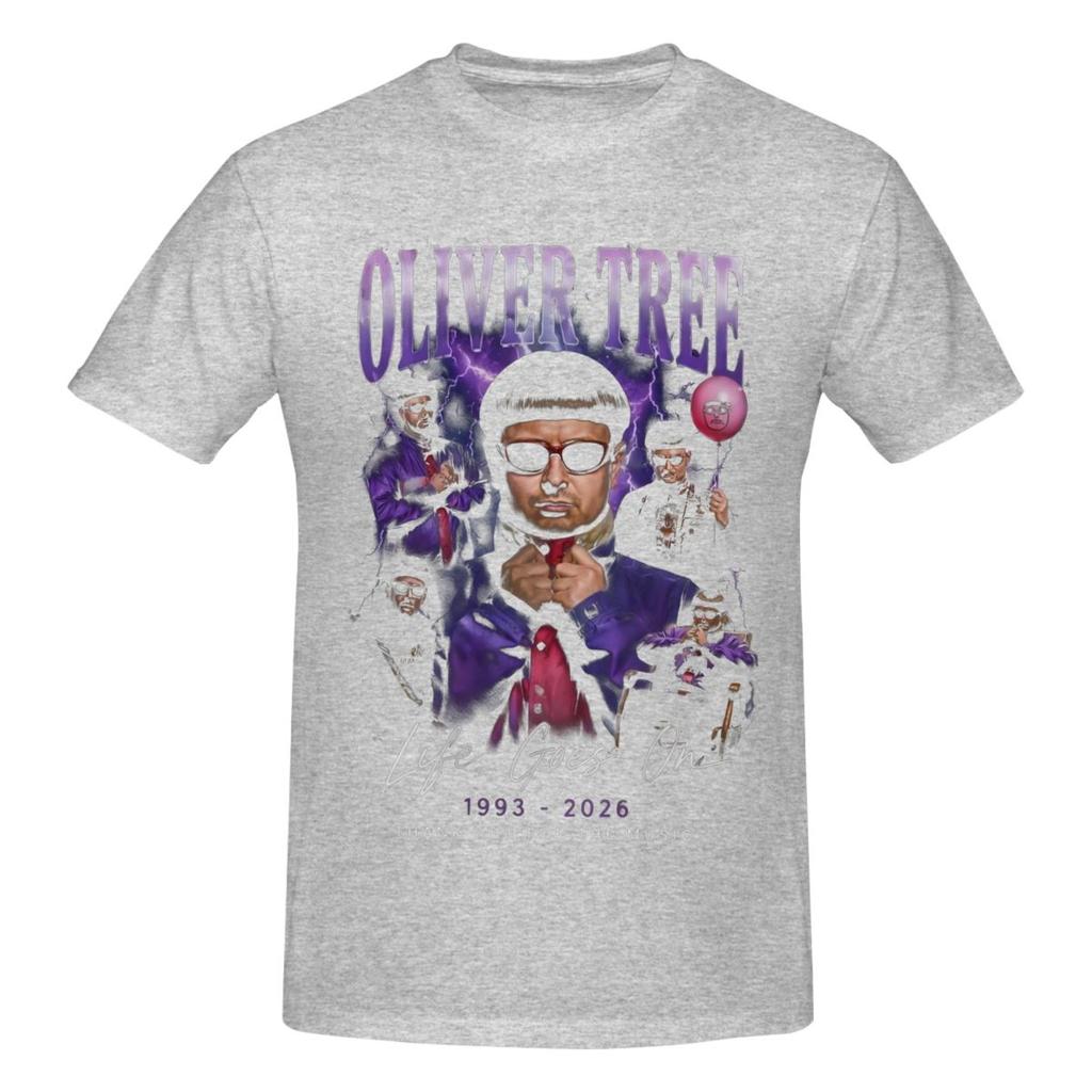 Oliver Tree Rip Rust In Vrede 2026 T-shirts Grafisch Y2k Cadeaus Kwaliteit T-shirt Voor Unisex Wounisex Tops