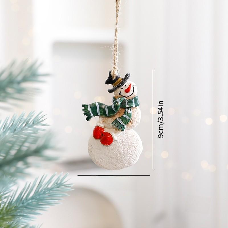 Julhjort Harts Träprydnad För Högtidsdekoration Med Tecknad Stil Och Festliga Teman