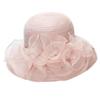 UPF 50+ Korean Style Sun Hat Women Foldable Organza Sheer Visor Outdoor Beach Travel Fashion Bucket Cap