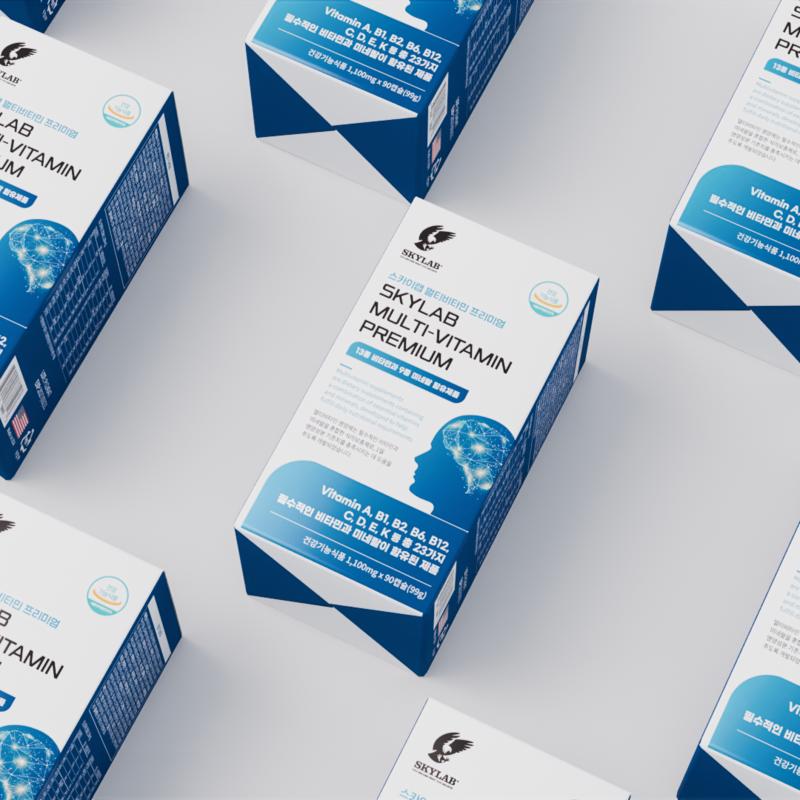 SKYLAB Multivitamin Premium Youth Comprehensive Nutrient Contains 23 Nutrients Potin Examiner Fatigue Relief Recharge Vitality Health Functional Food