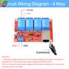 DC 5V/12V/24V 4/8 Way TCPIP Network Ethernet Relay Module Switch LAN Control Smart Device Remote Control