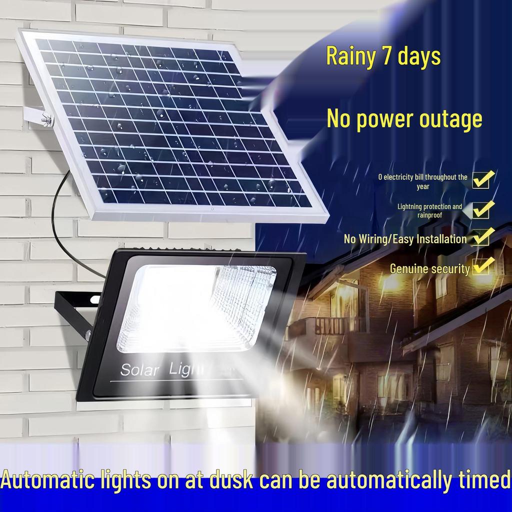 2024 Solar Floodlight: Outdoor Courtyard & Street Lighting, 300W-10000W