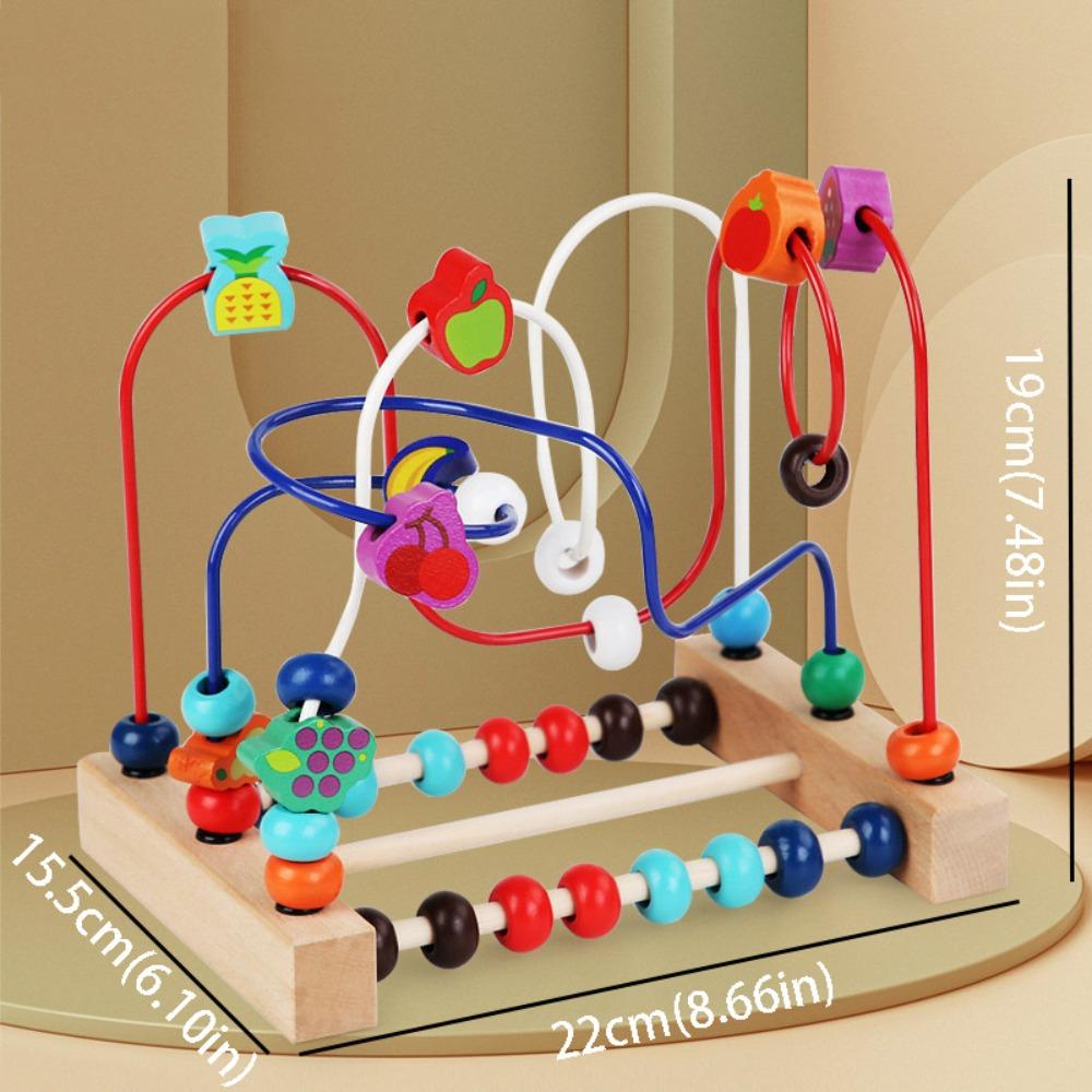 Math Puzzle Bead Maze Colorful Animals Early Education Toys Educational Toys  Baby Toddler