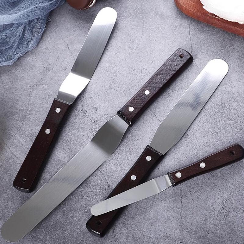 Set de Espátulas para Decorar Pasteles de Acero Inoxidable Changbaosen
