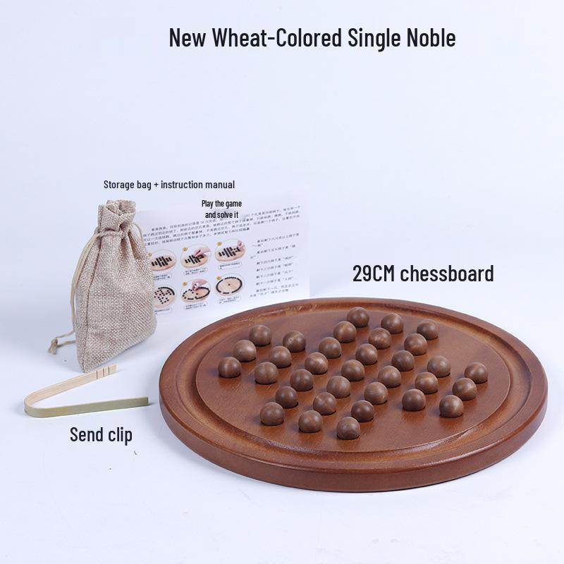 Stor Diamant Schack Klassiker: Träpedagogiskt Bordsspel för Barn