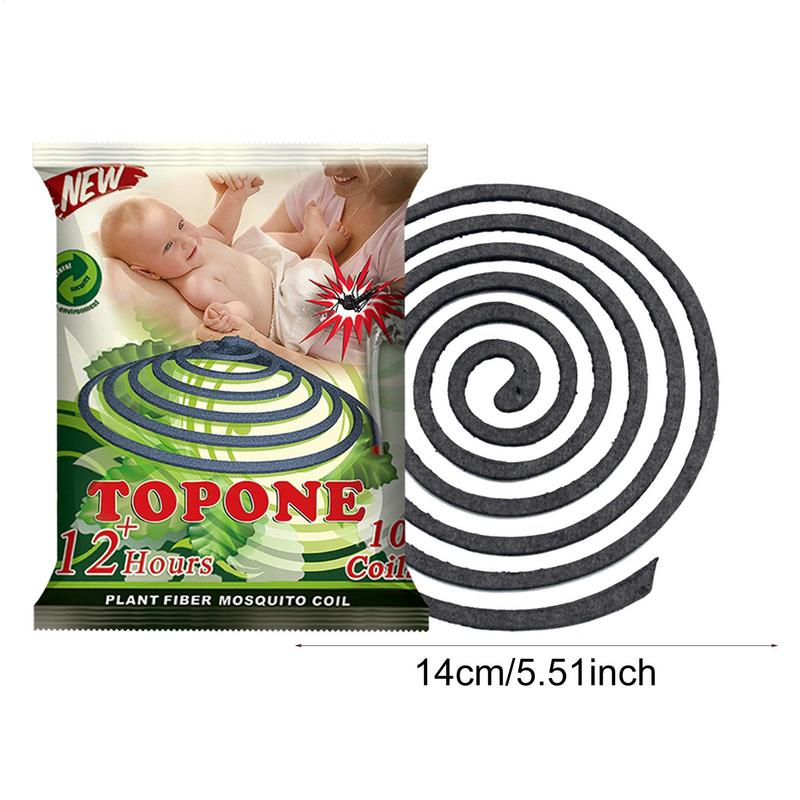 Mosquitoes Coil Incense 10pcs Cockroaches Flies Repel Mosquito Coil 12 Hours Protection Paper Mosquito Coil For Aromatherapy