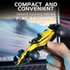 Non-Toxic 1/64 Rc Drift Racing Car Desktop Mini 2.4G Alloy Remote Control Car With Light Adjustable Speed Cars Toy For Children Adult Gift