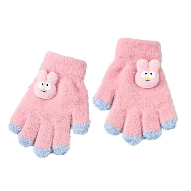 Kids Cartoon Winter Warm Gloves (3 Pairs)