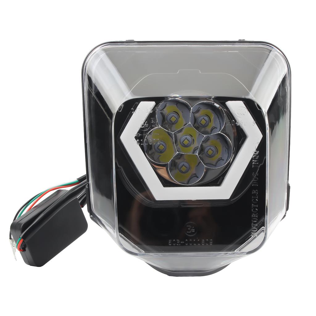 For Husqvarna Motorcycle Headlight Angel Eyes Colorful Lights FC TC TE FE 125-701 250i 300i LED Motocross Enduro DirtBike Parts