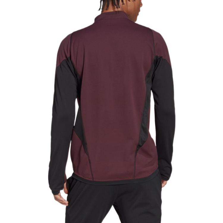 New Adidas Sweatshirt Men's Dark Reddish Purple HF3973