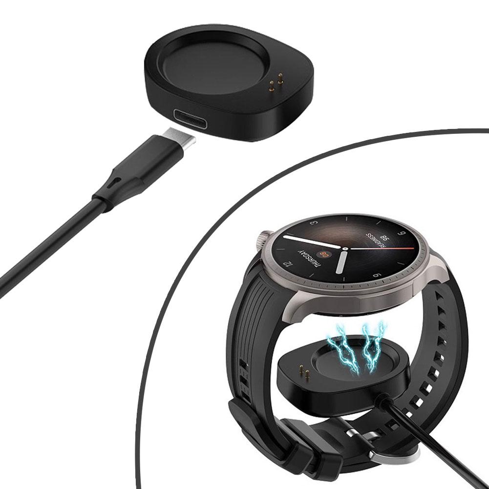 For Amazfit Helio A2445 Smartwatch Charger Magnetic Charging Cable Compatible with Huami Watches Fast Power Cord