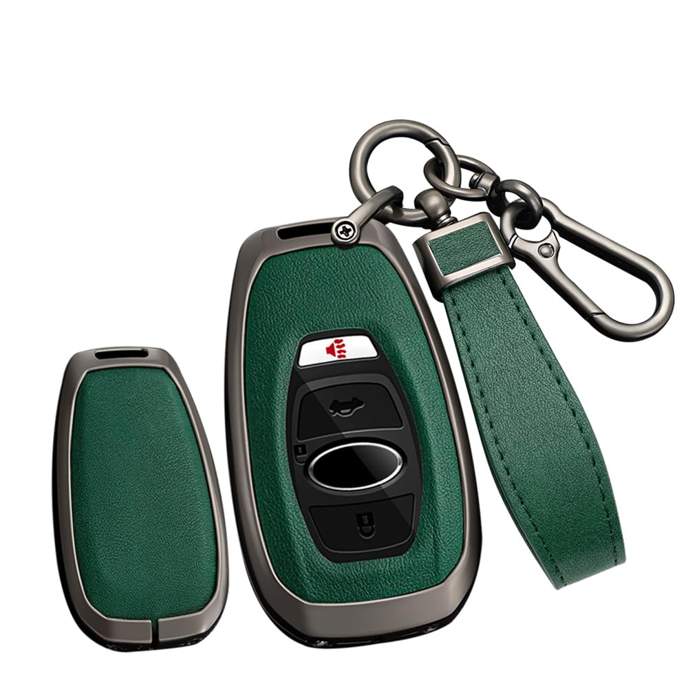 [TECART] Subaru key case for Subaru key chain key bag зелёный