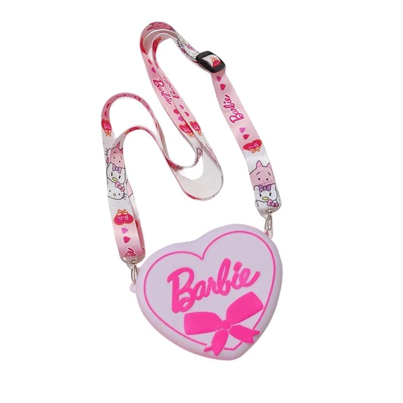 2023 New Arrival Barbie Silicone Shoulder Bag For Kids Cartoon Design Wholesale