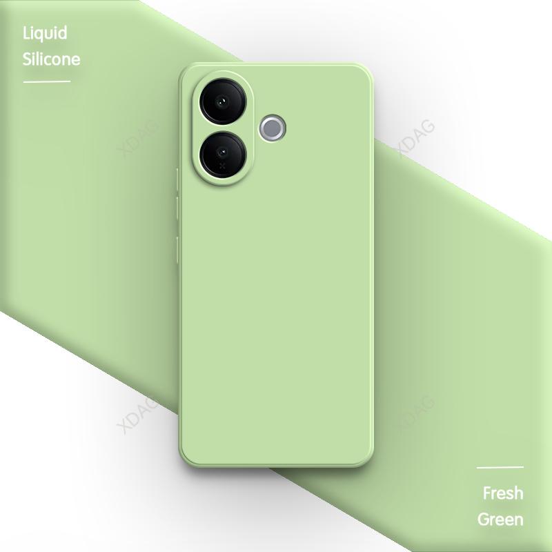 Basic Phone Case for VIVO V60 Lite 4G 5G V60Lite Liquid Silicone Soft Camera Protection Fashion High Qualtiy Original Back Cover