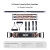 INNSTAR Home Bench Press: Quick Chest Training Equipment with Elastic Resistance Bands