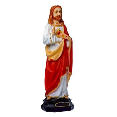Jesus Statues Big Christian Gifts for Home Decor God Idol Showpiece Catholic Holy Decoration for Table Wall Decorative Figurine New