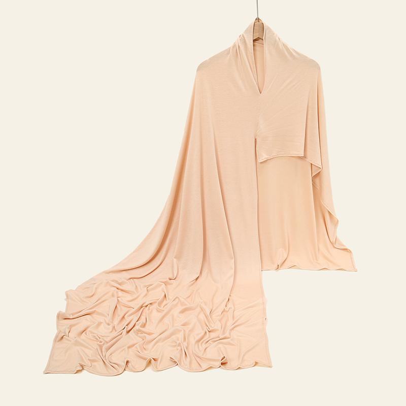 Jersey Hijab Instant Scarf Muslim Woman Bonnet Shawl Lady Long Wraps Church Prayer Turban Headband