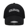 Cappellino da baseball unisex in morbido cotone con ricamo LETTERA COLORADO Regolabile Unisex Cappellini Sportivi Casual per Donne Uomini