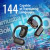 AI Language Translation Earbuds - Real Time Two Way OWS Translator Earphones - 144 Languages Auto Translate Wireless Headphones - Instant Translating
