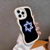 Jewish David Star Mobile Cell Phone Case for iPhone 17 16 15 14 13 12 11 Air Pro Max Plus Wavy Edge TPU Colorful Cover Cover