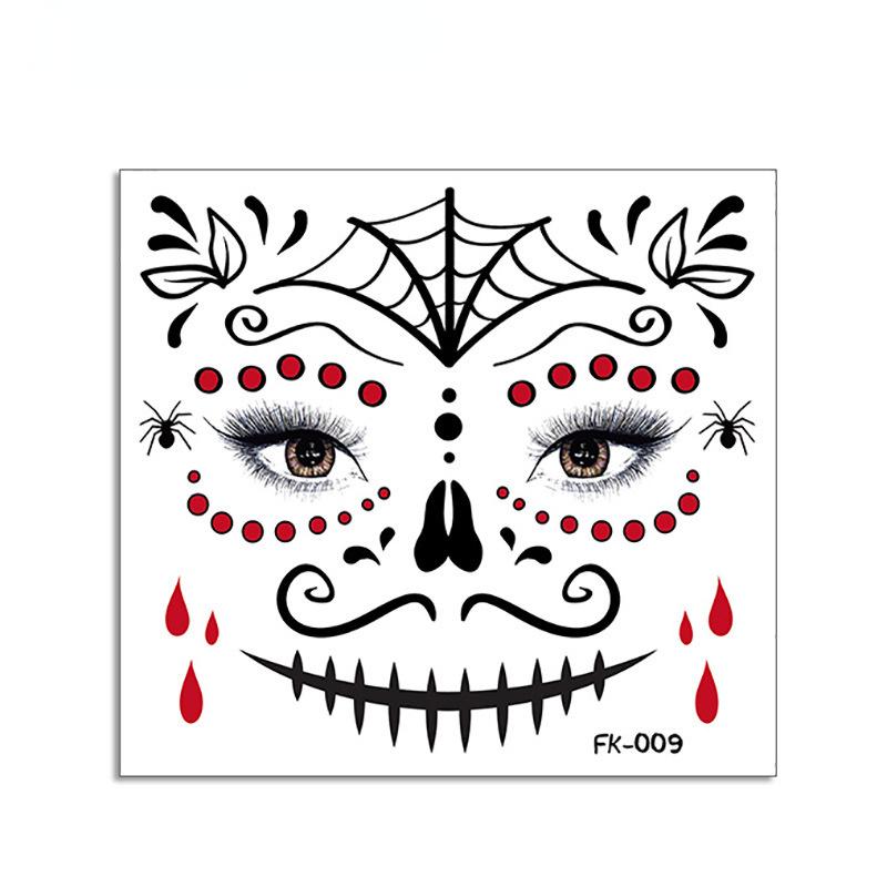 

Дети Хэллоуин Татуировка Наклейка Мультфильм Смешная Татуировка Наклейка Шрам Ужас Украшения Поддельные Наклейки Креативный Фейс Арт Праздничный Декор