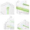Washi Tape Dispenser with Cutter Desktop Multi Washi Tape Roll Holder Transparent Masking Tape Organizer for Office Home School