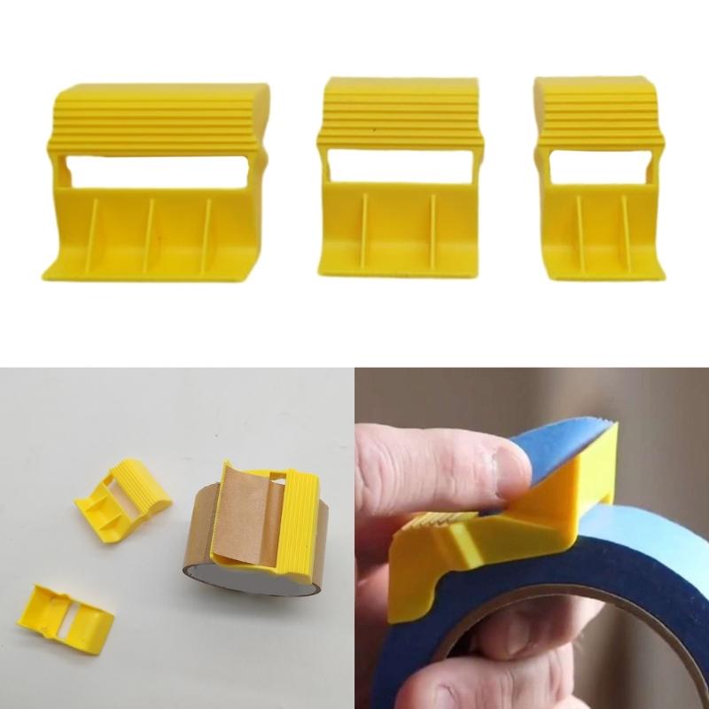 3Pieces Practical Tape Dispenser Sealing Tape Holders Practical Tape Dispenser for Crafting and Professional Use