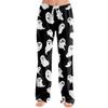 Women's Drawstring Lounge Pants Halloween Print Casual Full Length Elastic Waist Relaxed Fit Bottoms for Everyday Wear