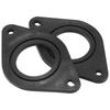 2 X AUTOHAUX Car Tweeter Speaker Mounting Adapter Bracket Ring for Toyota Subaru Compatible Lexus Plastic Black