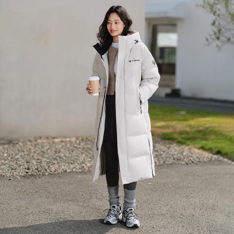 Unisex Long Hooded Down Jacket 5550873D
