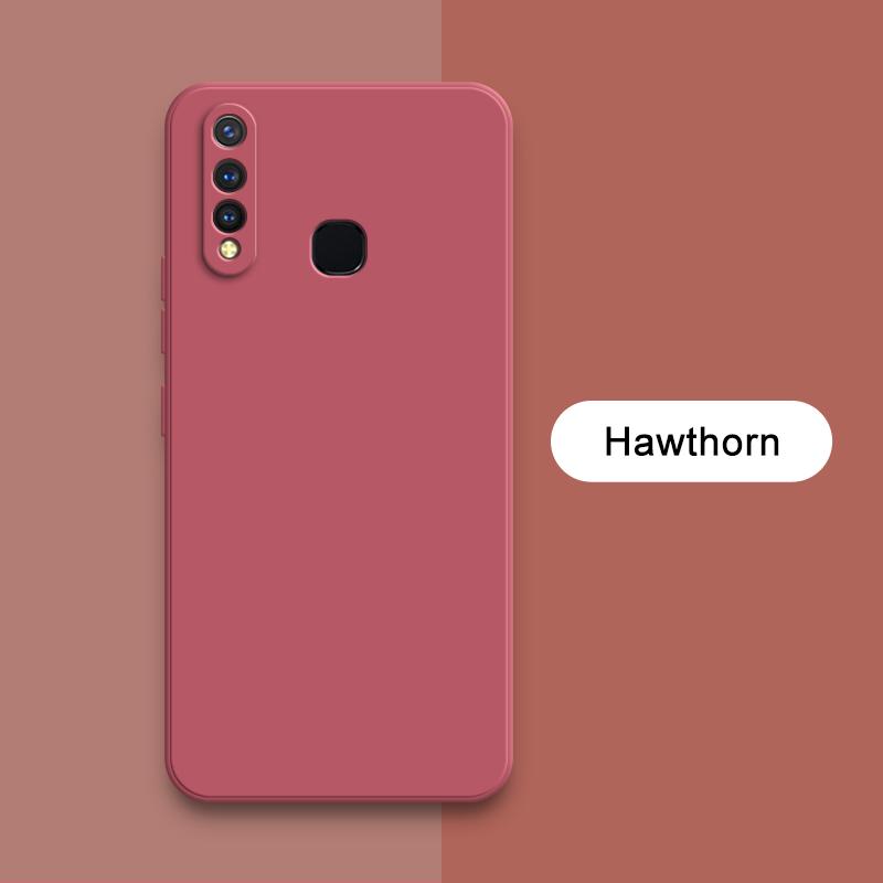 Square Liquid Phone Case for VIVO U3 U10 U20 U3X X Camera Protective Soft Silicone 360 Shockproof Mobile Cover Housing