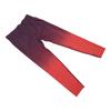 Women Hip Lifting Pants Red Purple Gradient Color L Size High Waisted Leggings for Female