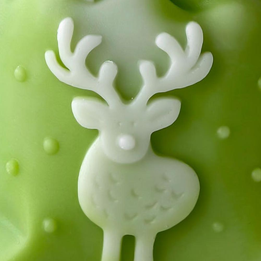 DIY Christmas Silicone Mold Santa Claus Candle Plaster Resin Ornaments Molds Handmade Soap Candles Making Supplies 1PACK