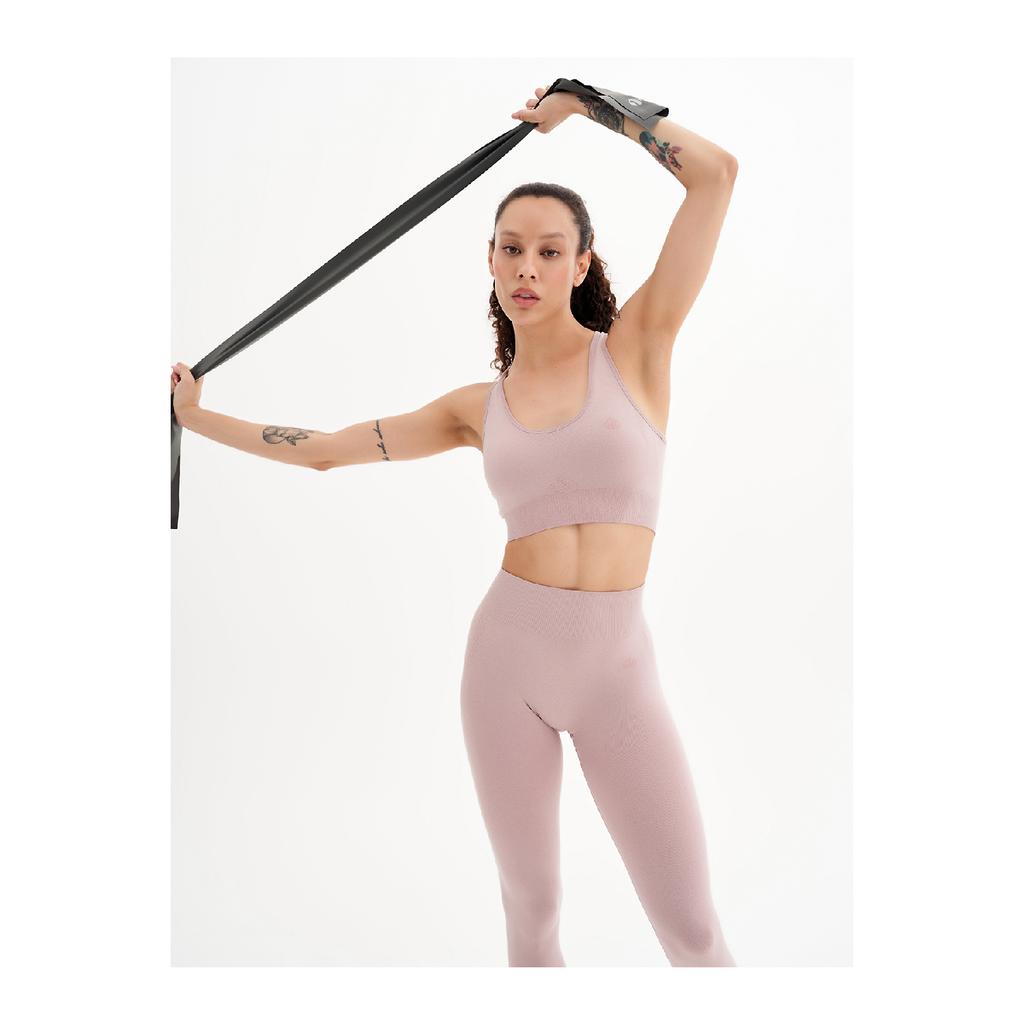 Dámská bezešvá Melange hnědá/sportovní podprsenka Infinity