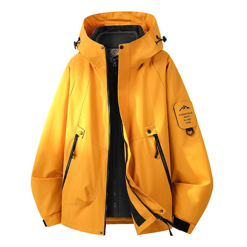 2518 Dreifach-Graphen-Futter Partnerjacke für Damen und Herren Winddicht Wasserdicht Outdoor-Sport Bergsteigeranzug Gruppenkauf
