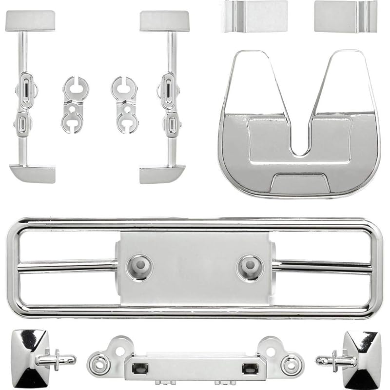 

Варіанти хоп-апу Tamiya №1828 OP.1828 для вантажівки для гоночних перегонів H-подібні деталі хромовані 54828