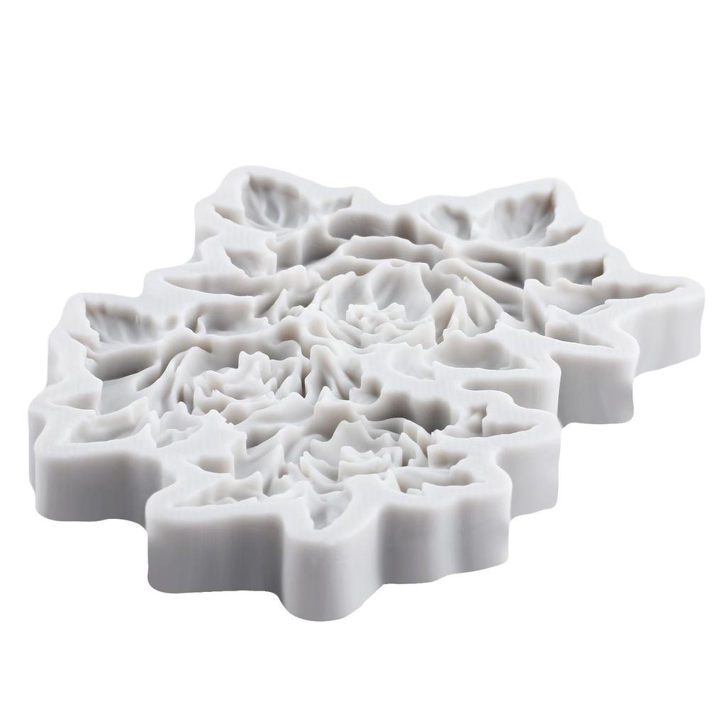 Peony Flower Silicone Mold Flower Fondant Molds Cake Decorating Tools Theme Cake Dessert Decorated Chocolate Candy Mold