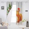 Weihnachtsbaum Eichhörnchen Schneeflocke Aquarell Verdunkelungsvorhänge Für Wohnzimmer Schlafzimmer Fensterdekoration Jalousien Vorhänge