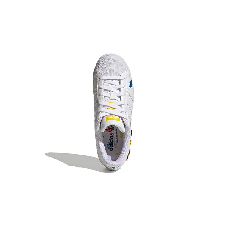 Adidas Originals Superstar Trendy Comfortable Durable Low-Top Kids Sneakers White Kids Sneakers GV8876