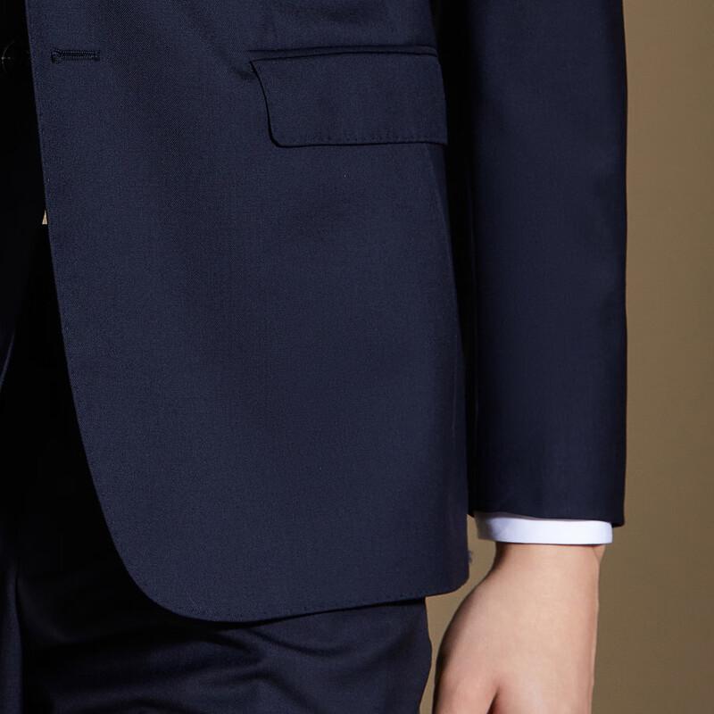 Antuonio Men's 100s Worsted Wool Formal Two-Piece Suit