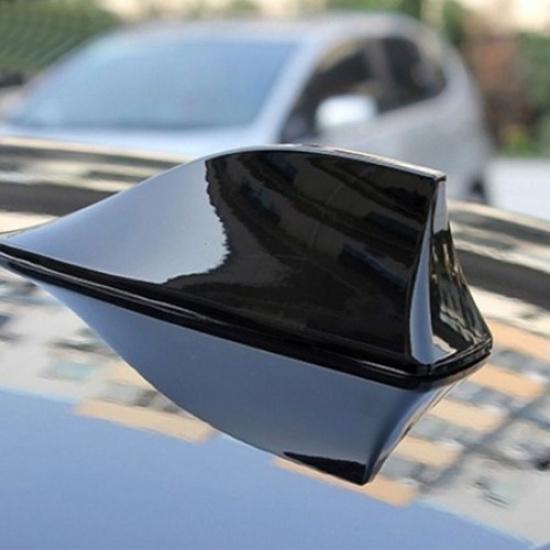 Black Shark Fin Car Roof Antenna Radio FM/AM Signal Aerial Accessories Cover Cap