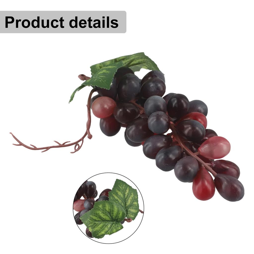 1 Pcs Decoration Grapes Bunch Wine Grapes Artificial Fruit Artificial Vegetables Simulated Fruit Props Accessories