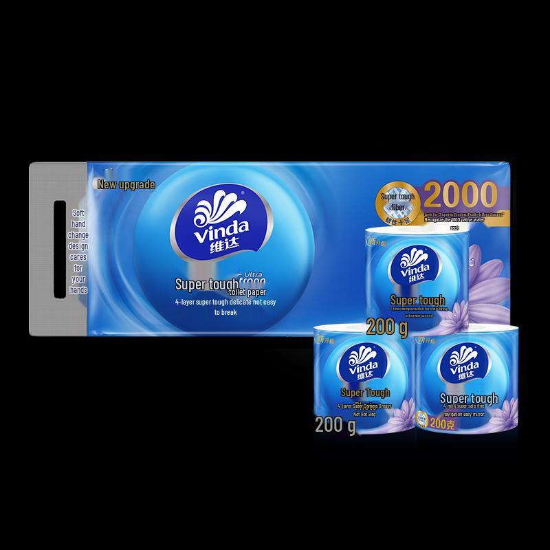 Vinda Ultra-Tough 4-Ply Cored Toilet Paper