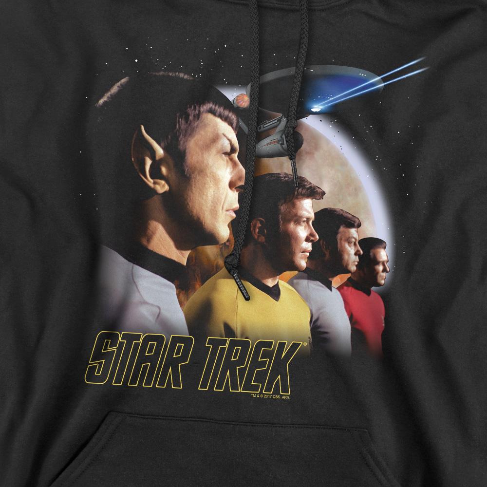 Star Trek Mens Forward to Adventure Hoodie