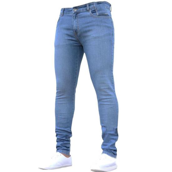 Autumn Winter Fashion Men Skinny Jeans Slim Fit Denim Leggings Long Trousers