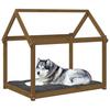 Vidaxl Dog Bed, Honey Brown, 111X80X100 Cm, Pine Wood