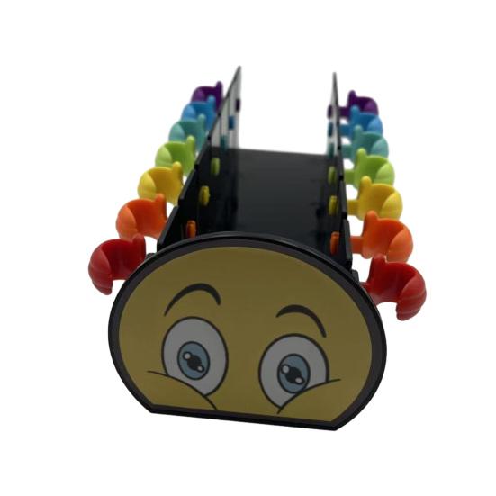 Hat Organizer Baseball Cap Rack with Rainbow Hands 7 Pairs Capacity Organizer Non-Slip Storage Holder for Cloakroom A