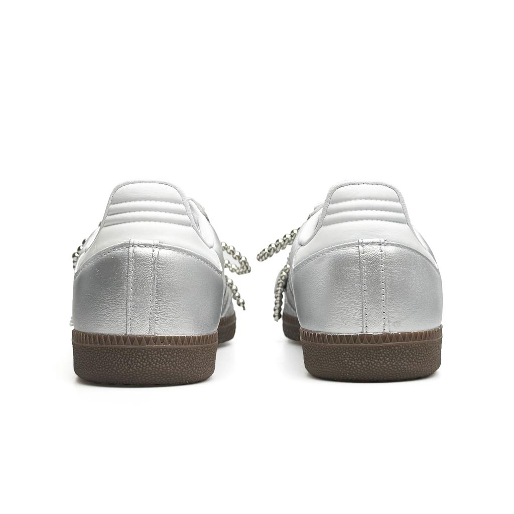 Adidas Originals SAMBA OG Low top Skateboard Shoes Unisex Silver B75806(Team920-SBOX)